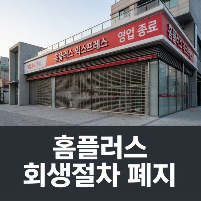홈플러스 회생절차 폐지 — 근로자·협력업체 정부 지원 총정리