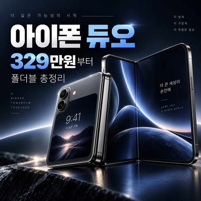아이폰 듀오 가격부터 배터리까지｜애플 첫 폴더블 아이폰 총정리